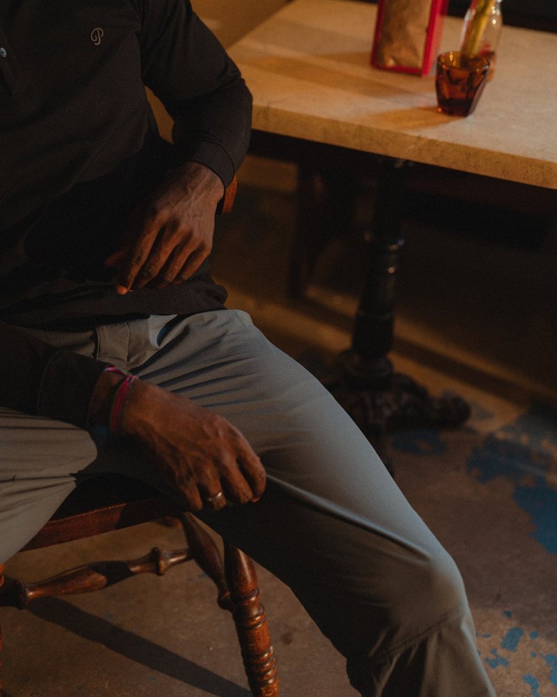 Public Drip Anywhere Pleated Pants in charcoal · view 4 of 4