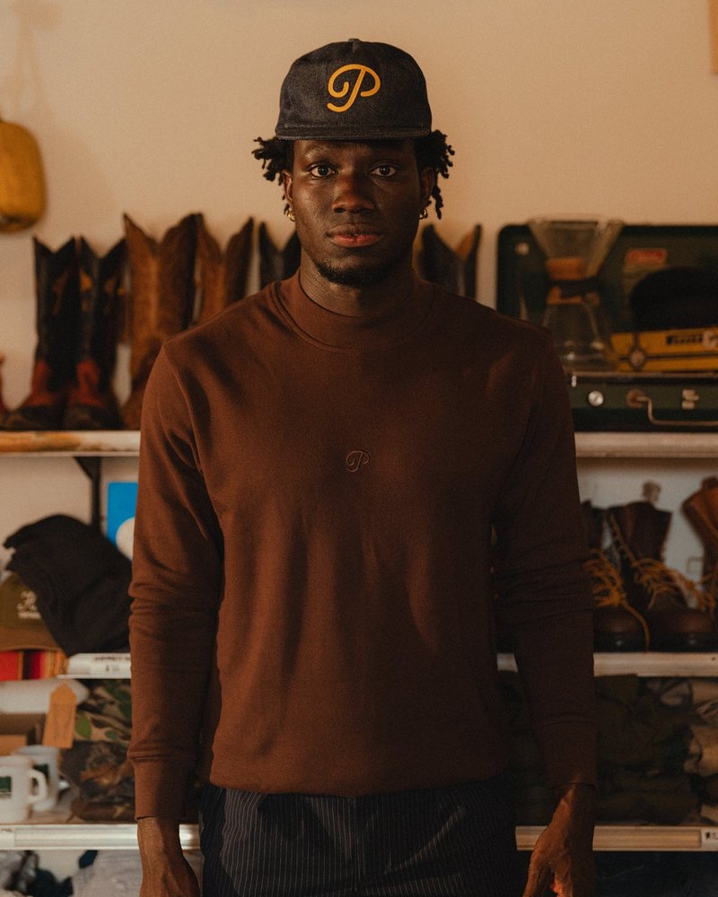 Public Drip Public Athlete Long Sleeve Mock in coffee · view 2 of 4