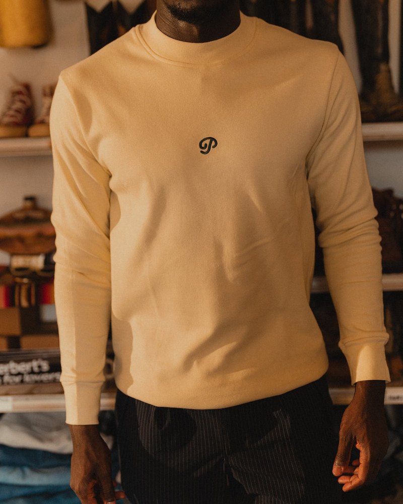 Public Drip Public Athlete Long Sleeve Mock in cream · view 2 of 4