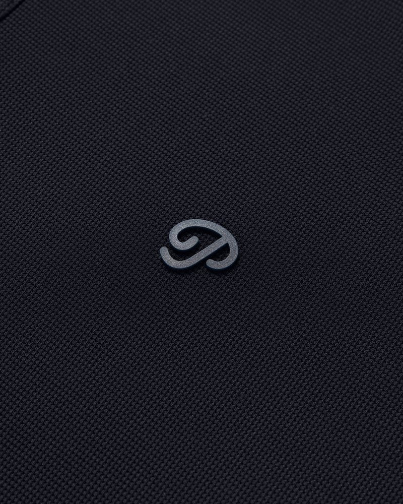 Public Drip Triborough Waffle Knit Polo in navy · view 3 of 4