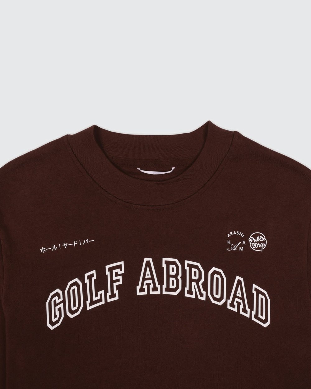 Public Drip x Akashi-Kama “Golf Abroad” Long Sleeve Mock · view 2 of 4