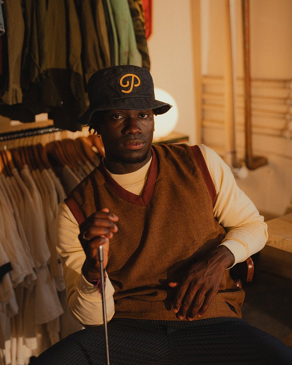Public Drip x Akashi-Kama Sharkskin Swing Vest · view 4 of 4