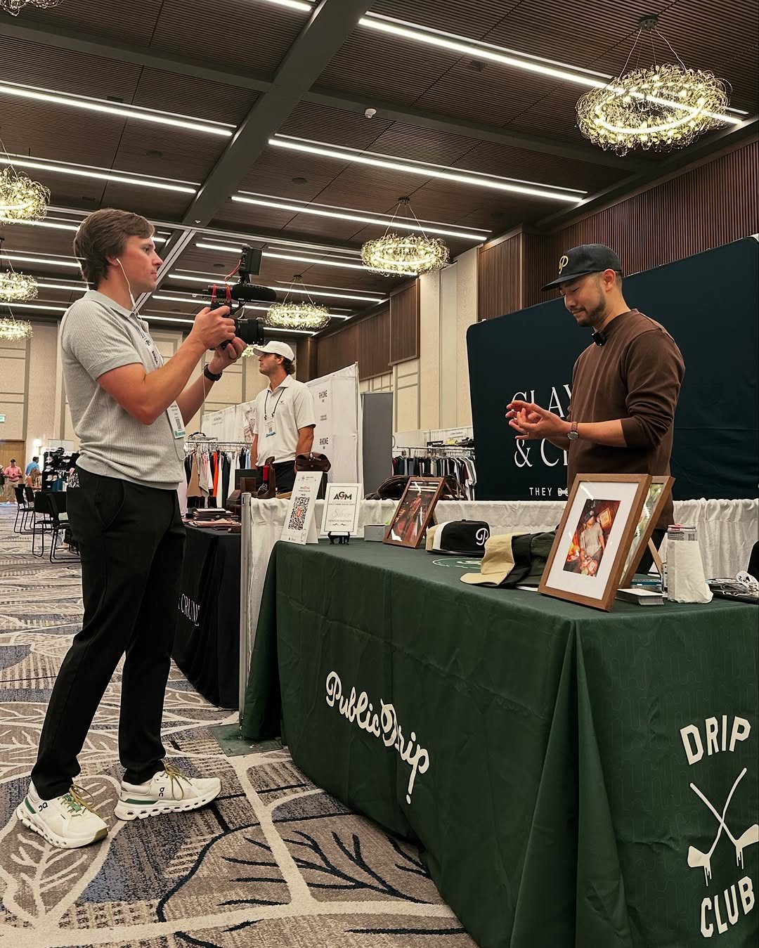 Public Drip’s booth at the PGA Buying Summit in Frisco, Texas