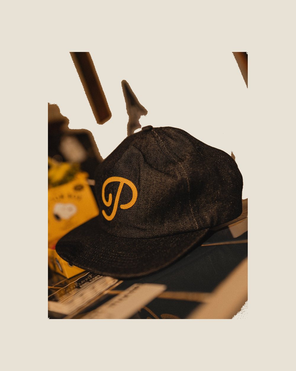 Public Drip “P” Script Denim Snapback · view 4 of 4