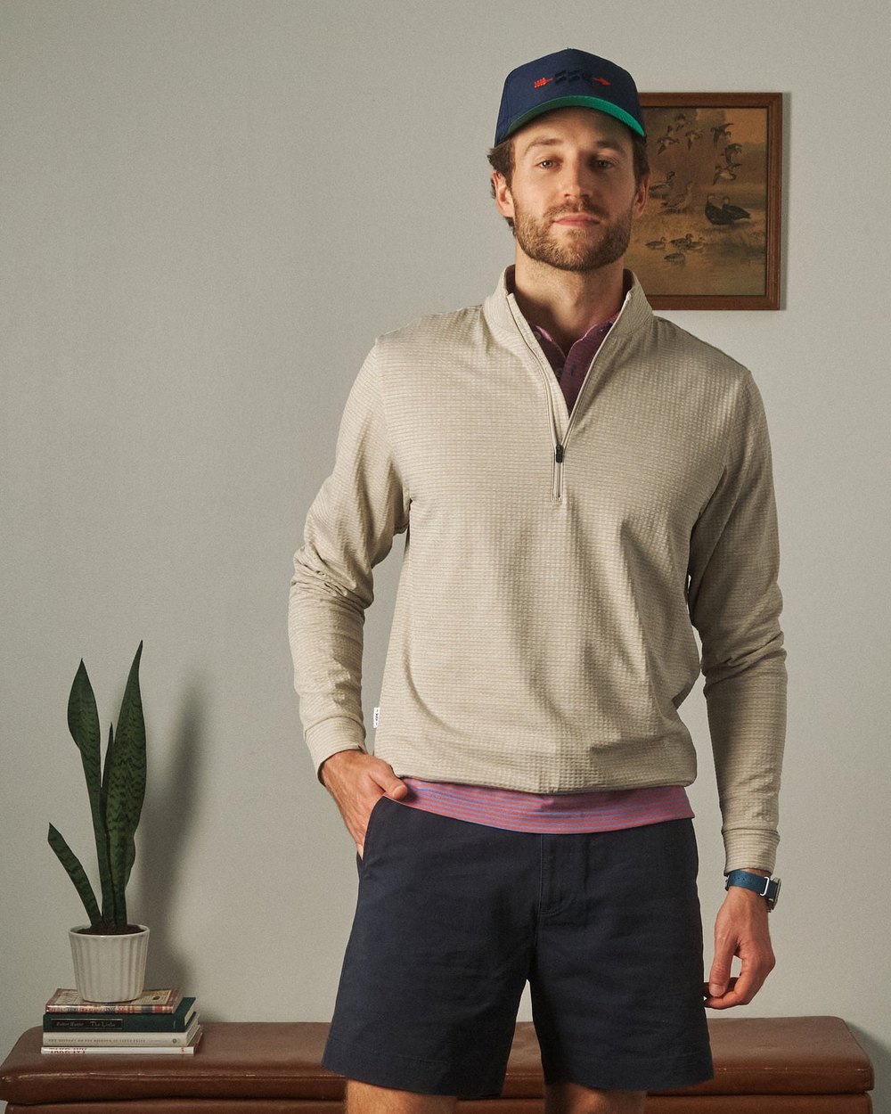 Sugarloaf Social Club Grid Quarter-Zip &middot; view 1 of 6