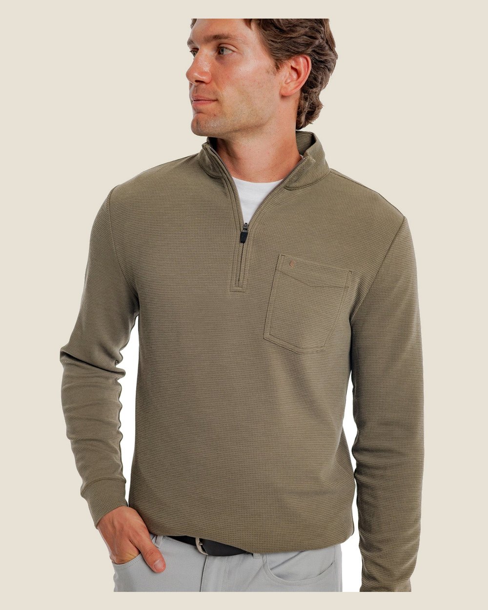 Criquet Waffle Stretch Pullover &middot; view 1 of 6