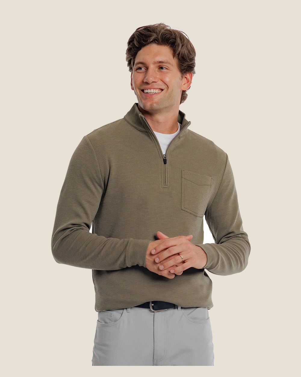 Criquet Waffle Stretch Pullover &middot; view 4 of 6