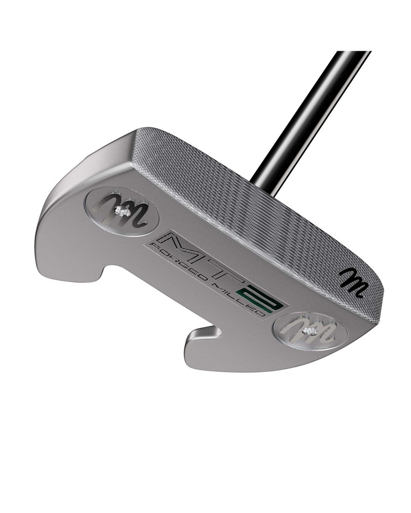 The MacGregor MT Milled 002 wing back mallet putter shown from the rear