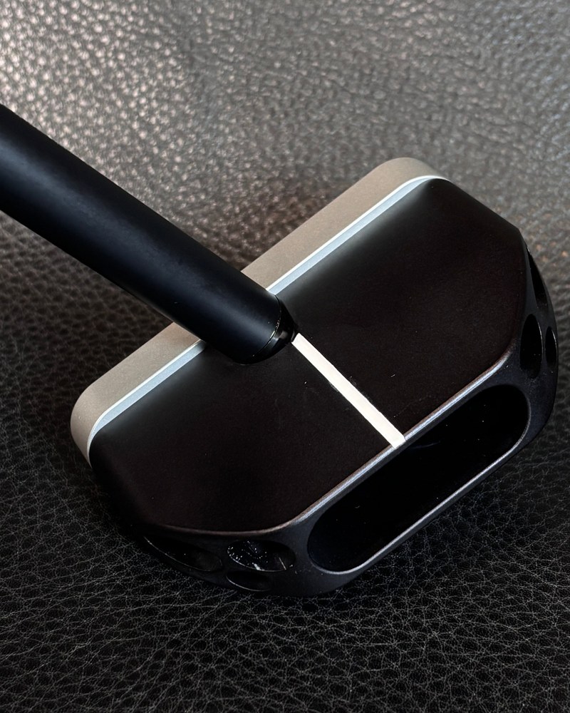 The rear of the Machine M12 ZTX showing the adjustable tungsten weight ports