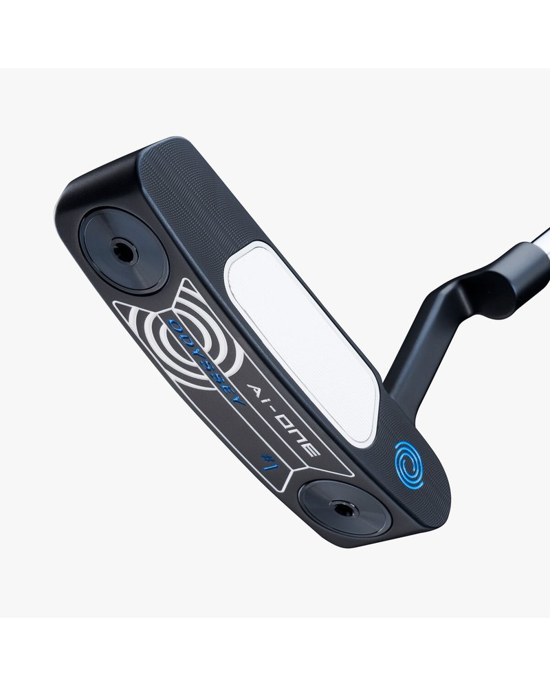 The sole and weight ports of the Odyssey Ai-ONE #1 CH putter