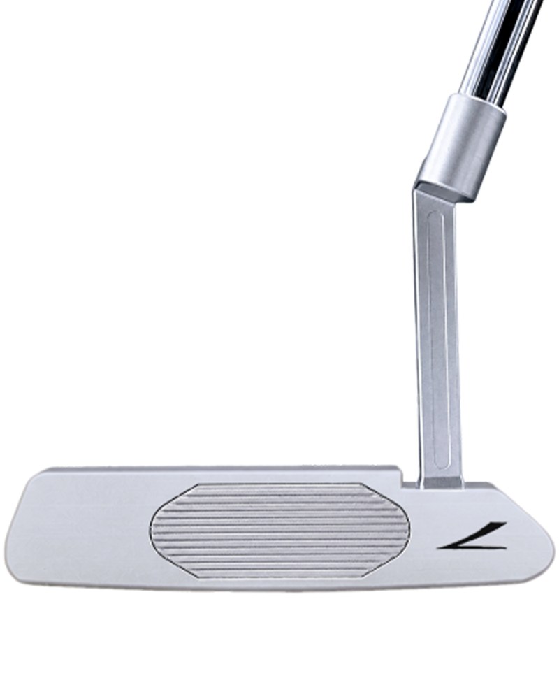 The milled face of the Roark Lightning 1.0 blade putter