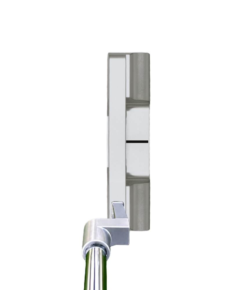 The Roark Lightning 1.0 putter viewed from above at address