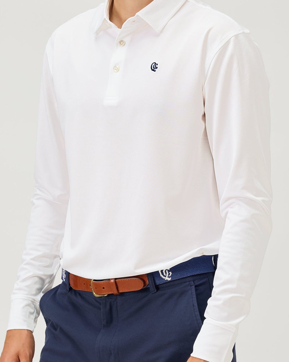 Quiet Golf Hampton Polo, Long Sleeve · view 2 of 5