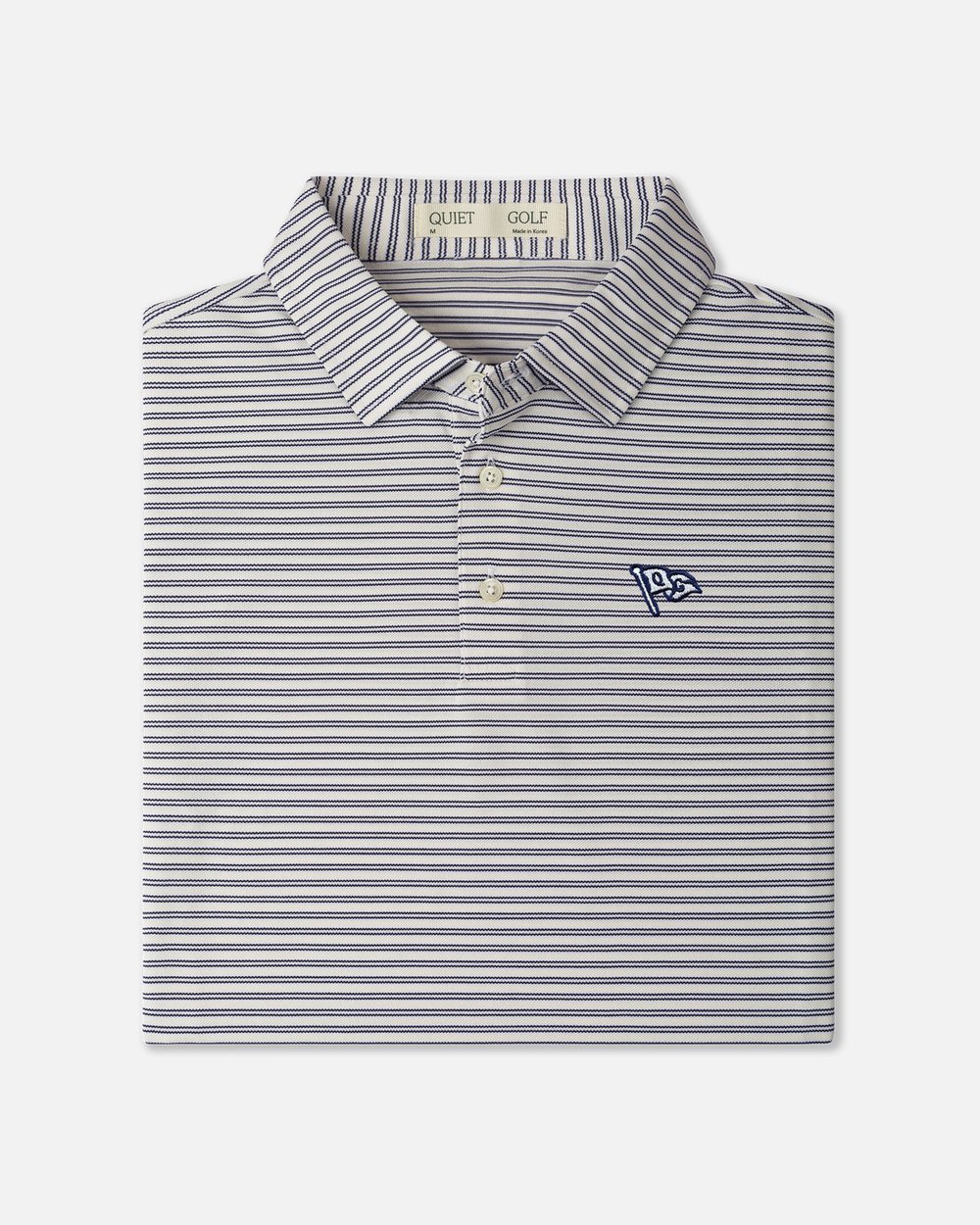 Quiet Golf Remy Polo, Stripe · view 4 of 5