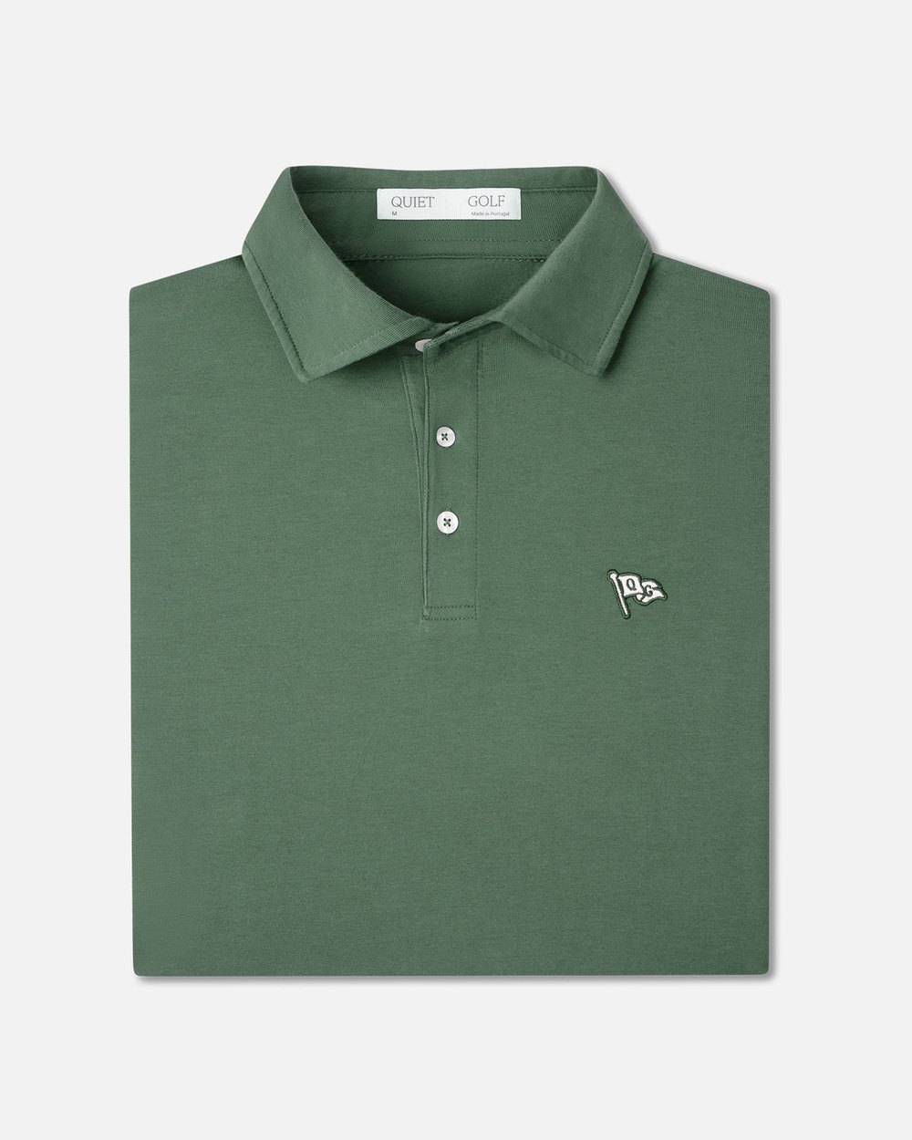The Quiet Golf Vintage Supima Cotton Polo in green