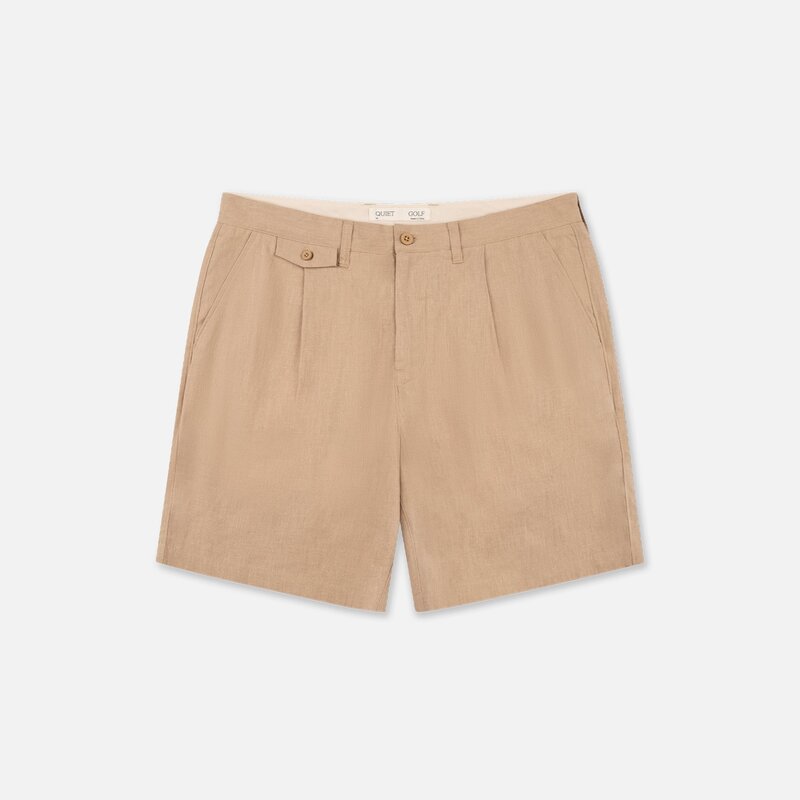 Quiet Golf Pleated Short — Taupe &middot; view 1 of 2