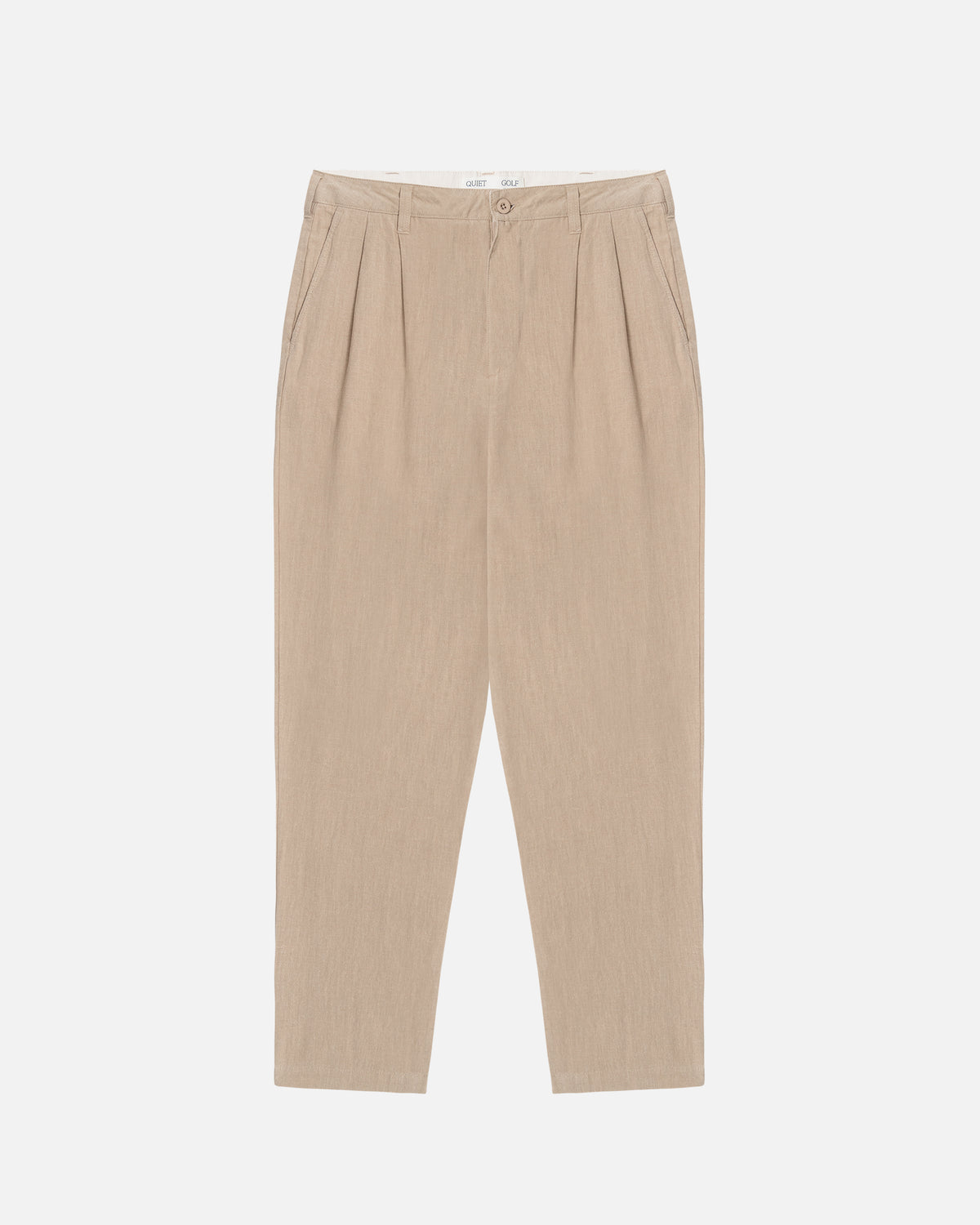 Quiet Golf Pleated Linen Pants