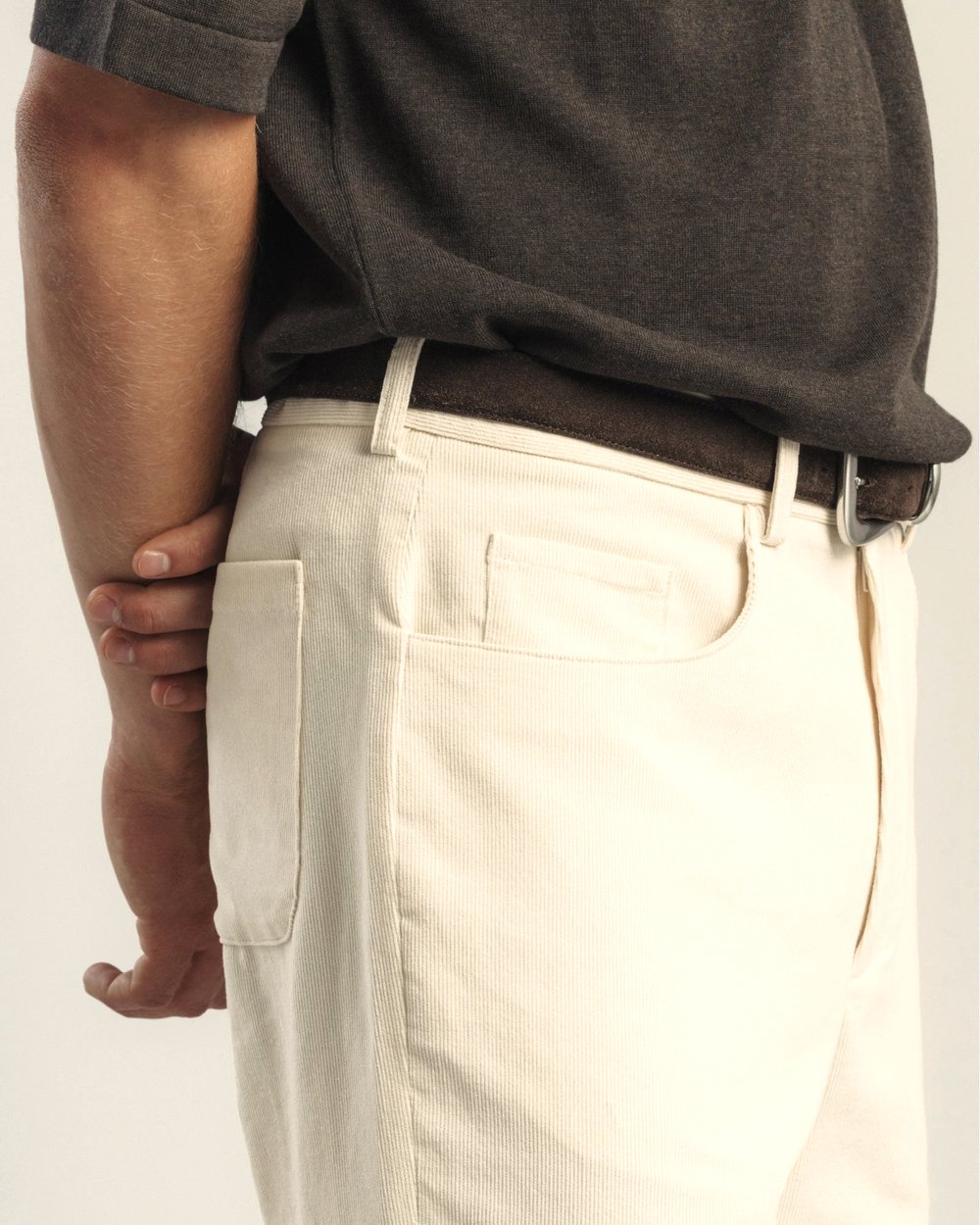 Late Nine 5-Pocket Cords Cream &middot; view 3 of 3