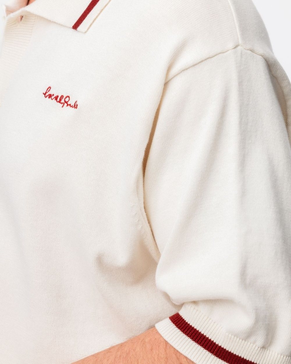 Local Rule Knit Polo - Off-White &middot; view 3 of 5