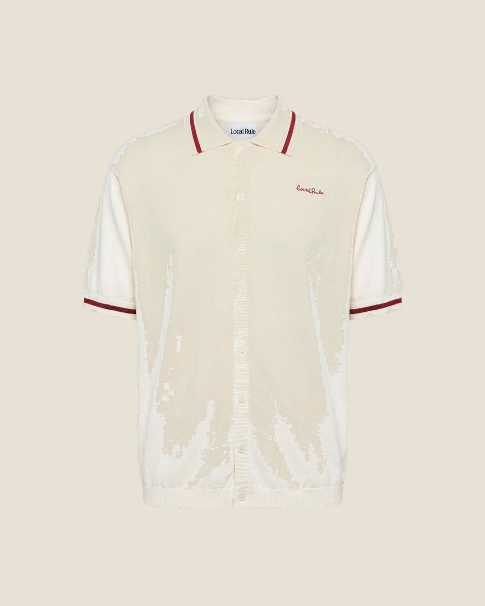 Local Rule Knit Polo - Off-White &middot; view 4 of 5