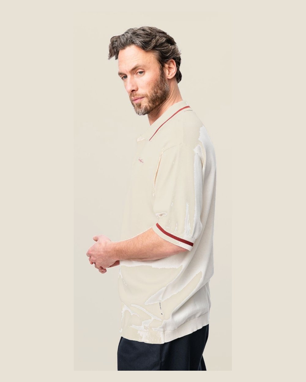 Local Rule Knit Polo - Off-White &middot; view 5 of 5