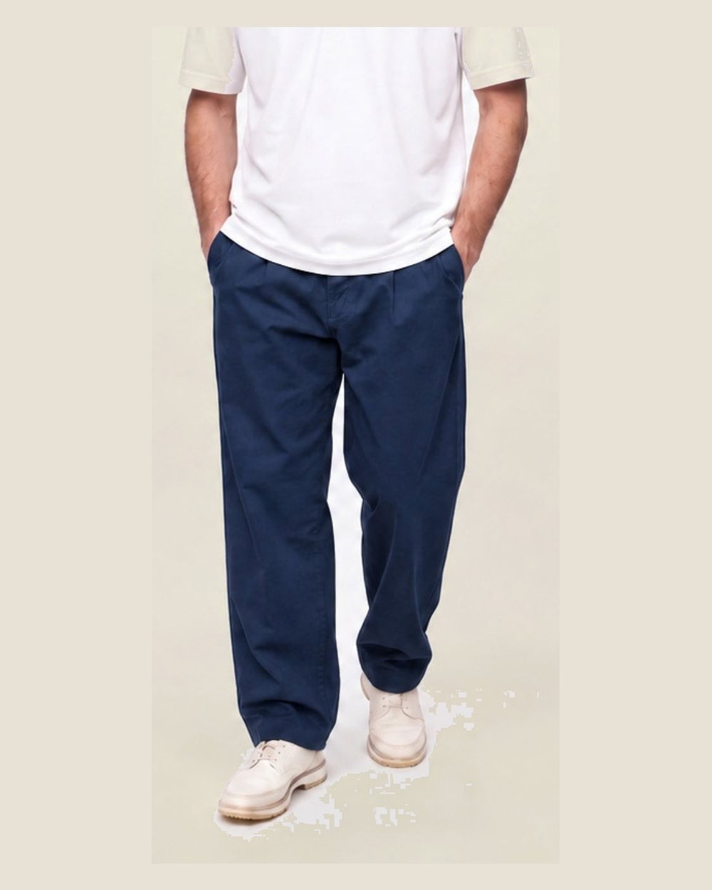 Local Rule Pleated Trousers - Navy &middot; view 1 of 5
