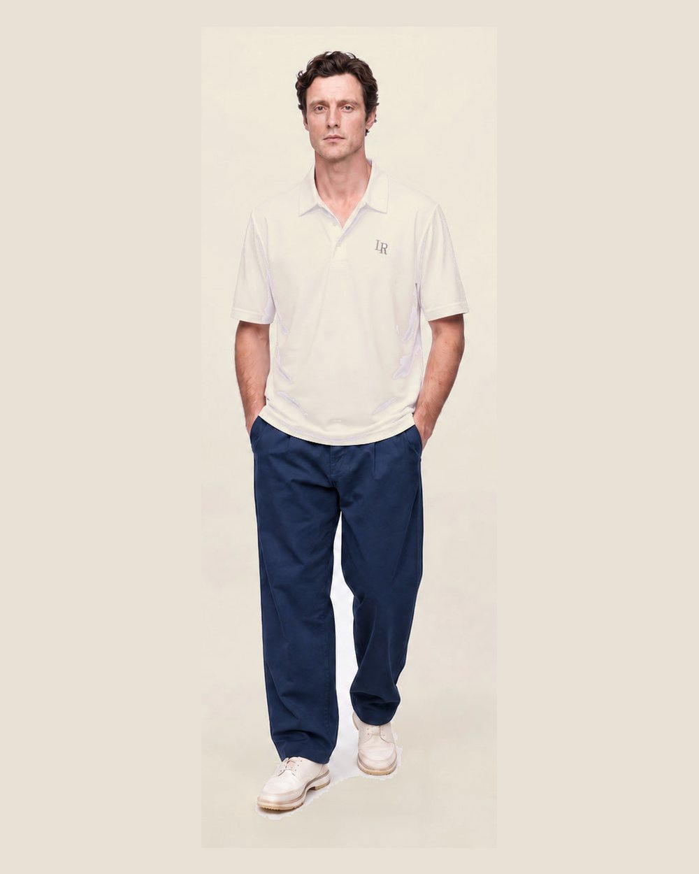 Local Rule Pleated Trousers - Navy &middot; view 3 of 5