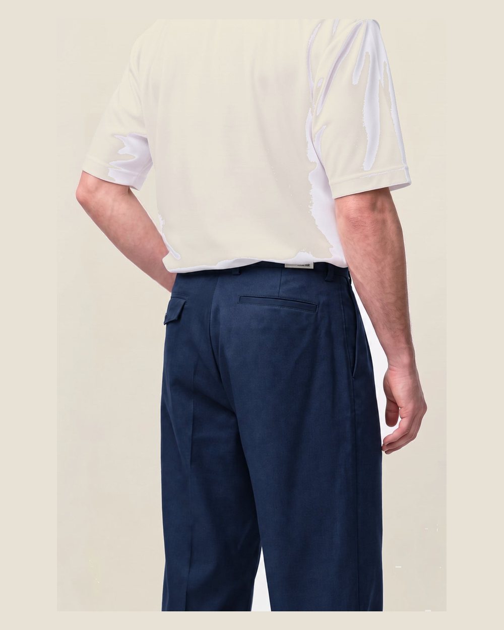 Local Rule Pleated Trousers - Navy &middot; view 5 of 5