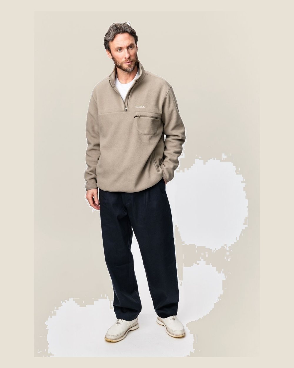Local Rule Fleece Pullover - Beige &middot; view 2 of 5