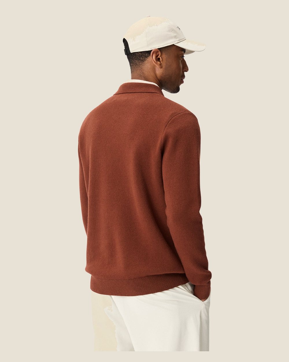 Macade Club Knit Polo - Rust &middot; view 4 of 5