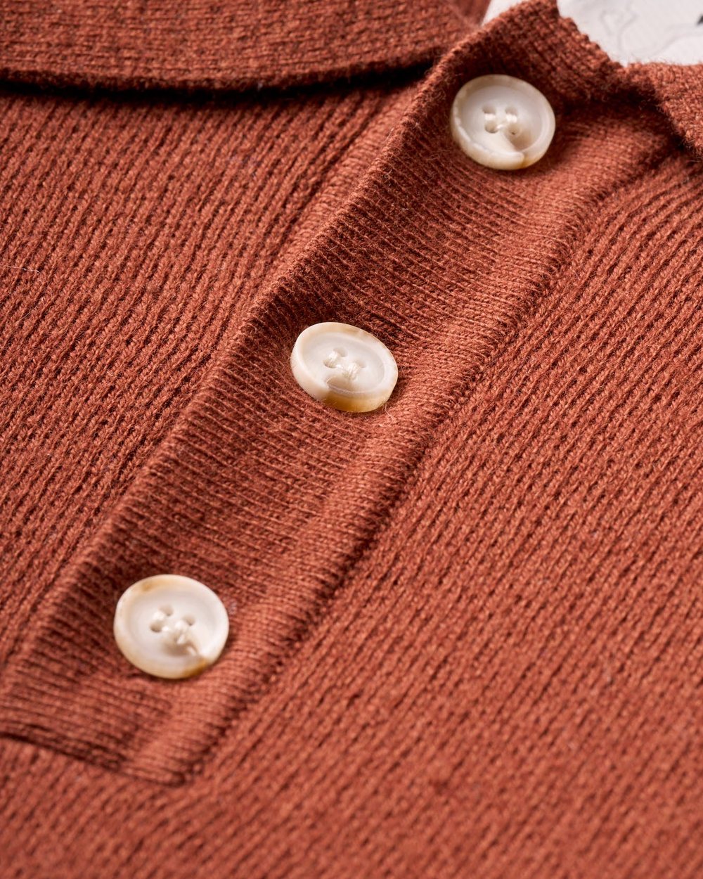 Macade Club Knit Polo - Rust &middot; view 5 of 5