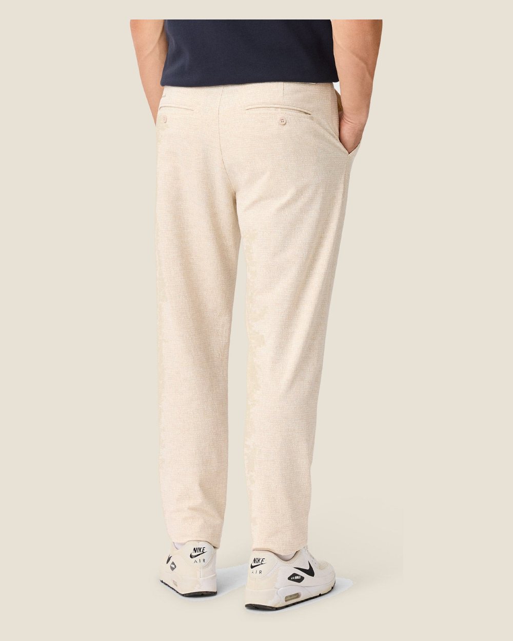 Macade Ridgeweave Pleated Trousers - Sand &middot; view 4 of 5