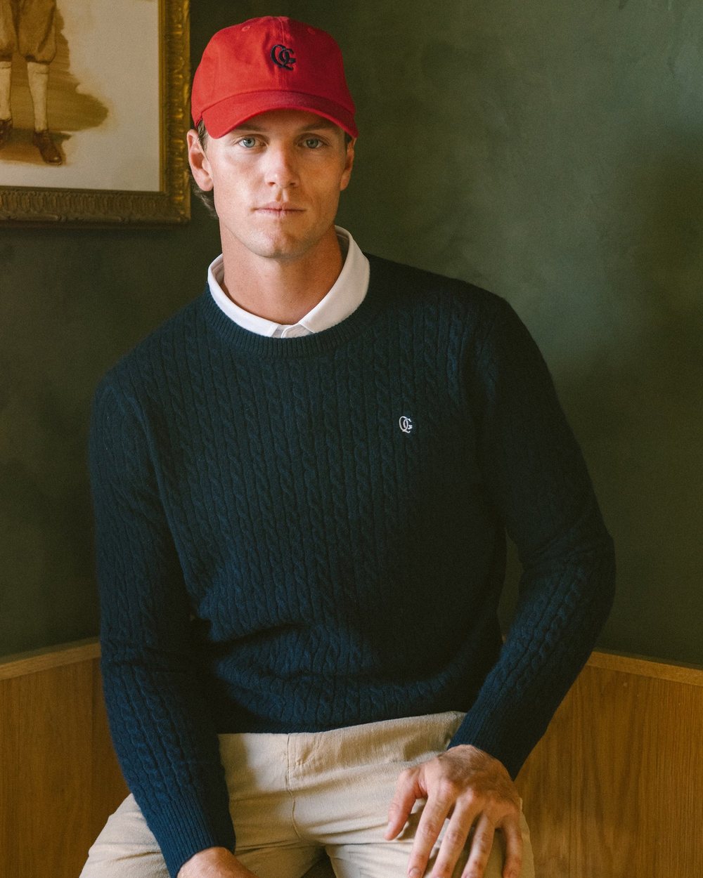 Quiet Golf Montecito Cashmere Cable Knit Sweater &middot; view 3 of 5