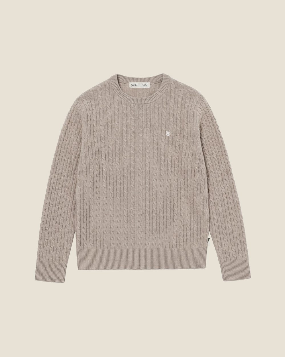 Quiet Golf Montecito Cashmere Cable Knit Sweater &middot; view 4 of 5
