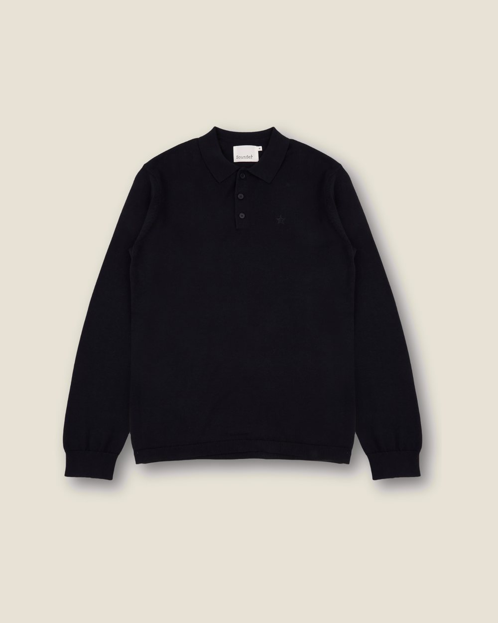 Sounder Fine Cut Knitted Polo - Deep Navy &middot; view 1 of 5