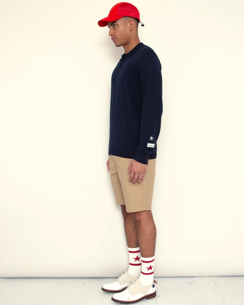 Sounder Fine Cut Knitted Polo - Deep Navy &middot; view 5 of 5