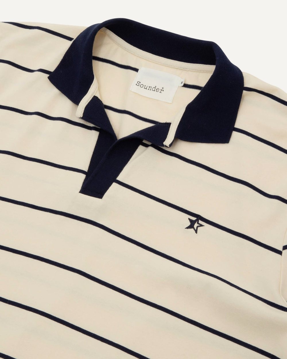 Sounder Capri Collar Polo - Deep Navy / Natural &middot; view 3 of 5