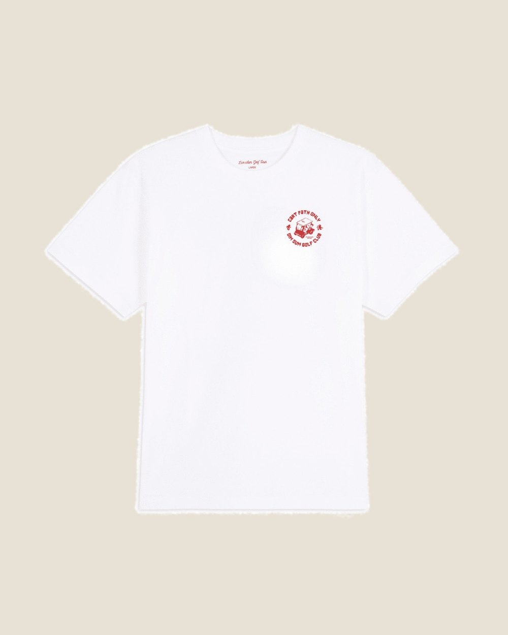 Dim Sum Golf Club Cart Path Only Taxi T-Shirt · view 2 of 2