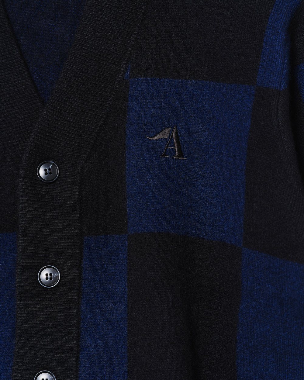 Aberdeen West Cashmere Checker Cardigan · view 3 of 4