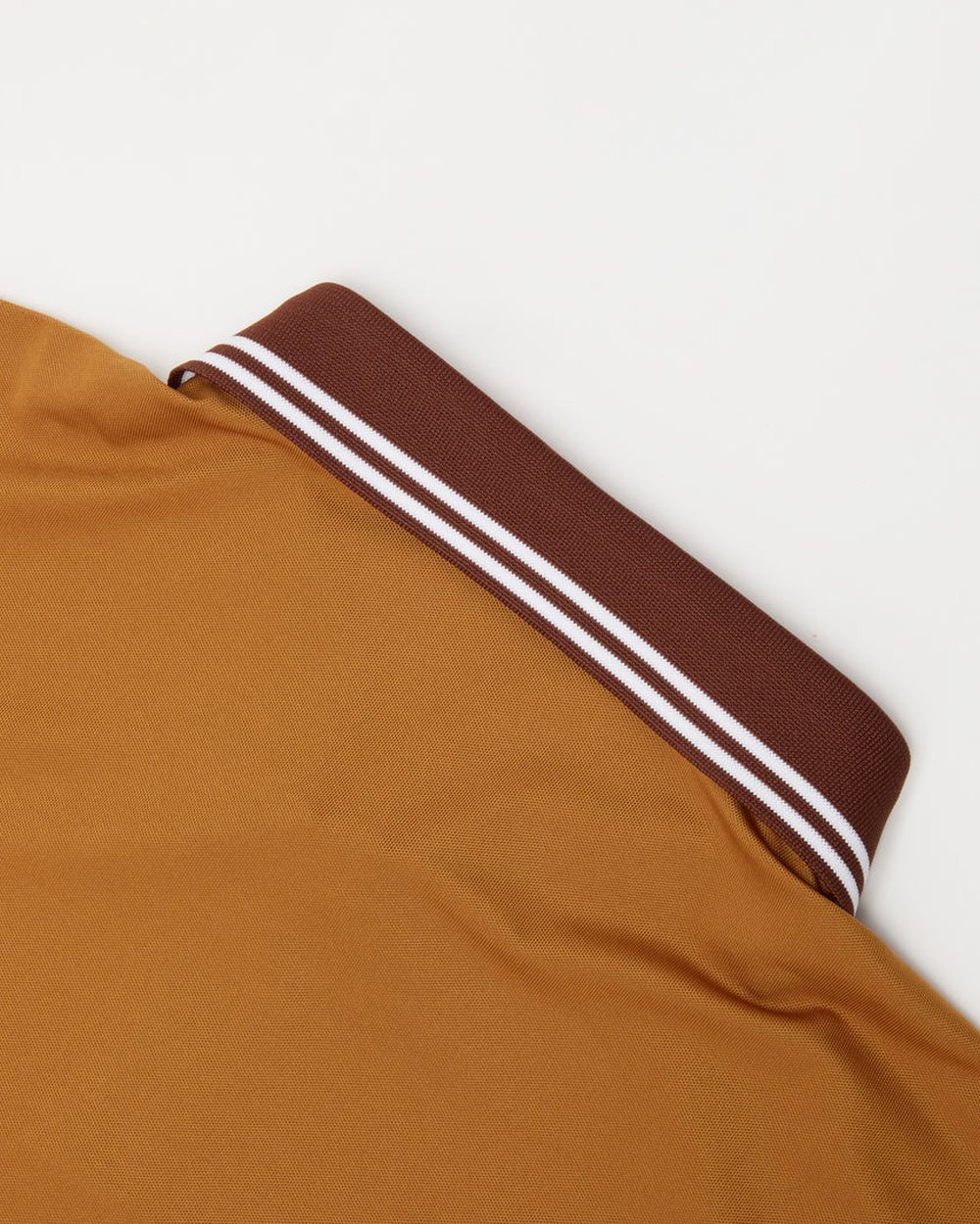 We Hit Fairways Tour V-Neck Polo, Mustard · view 3 of 5