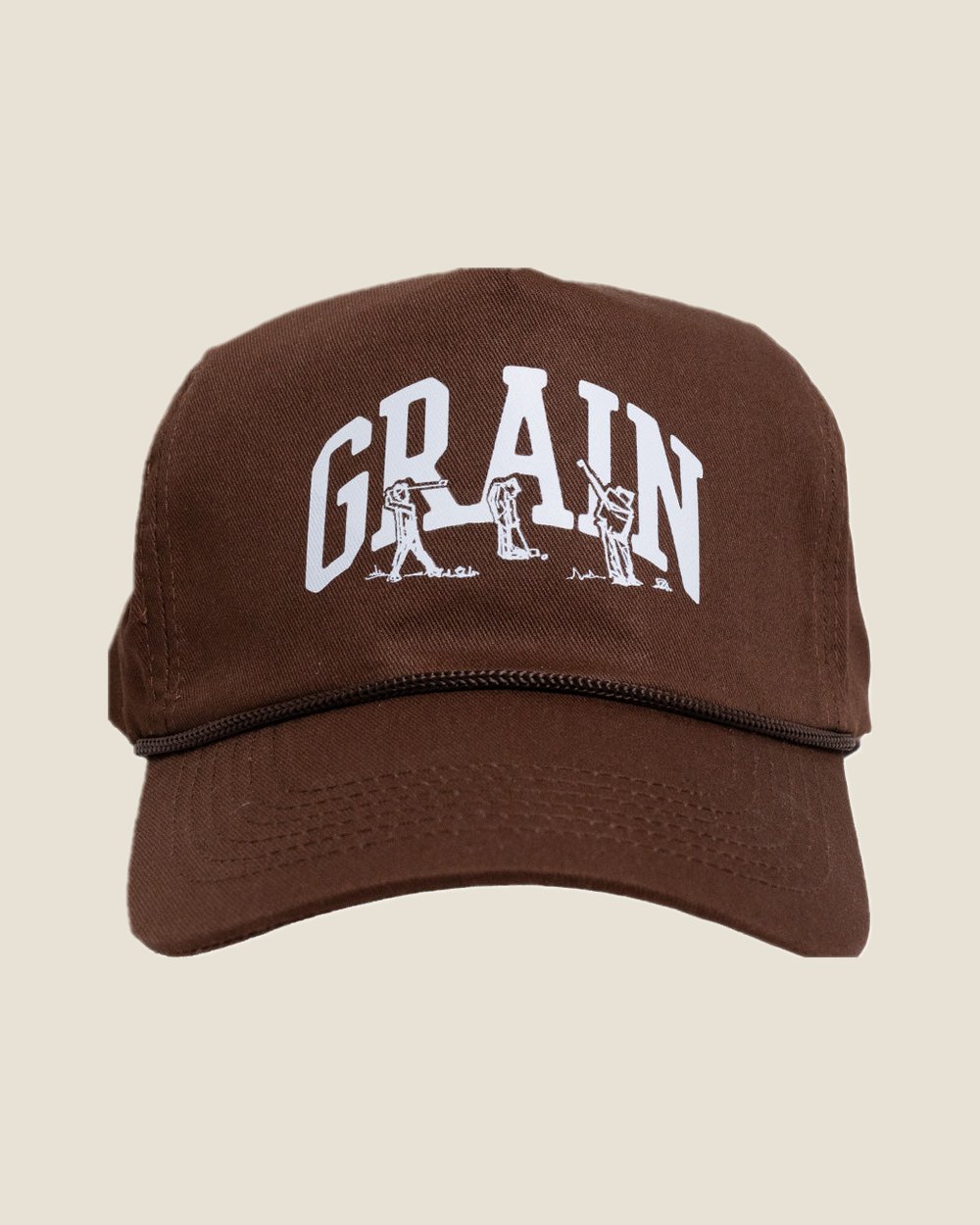 Studio Grain Brown Grain Lettermen Snapback · view 1 of 2