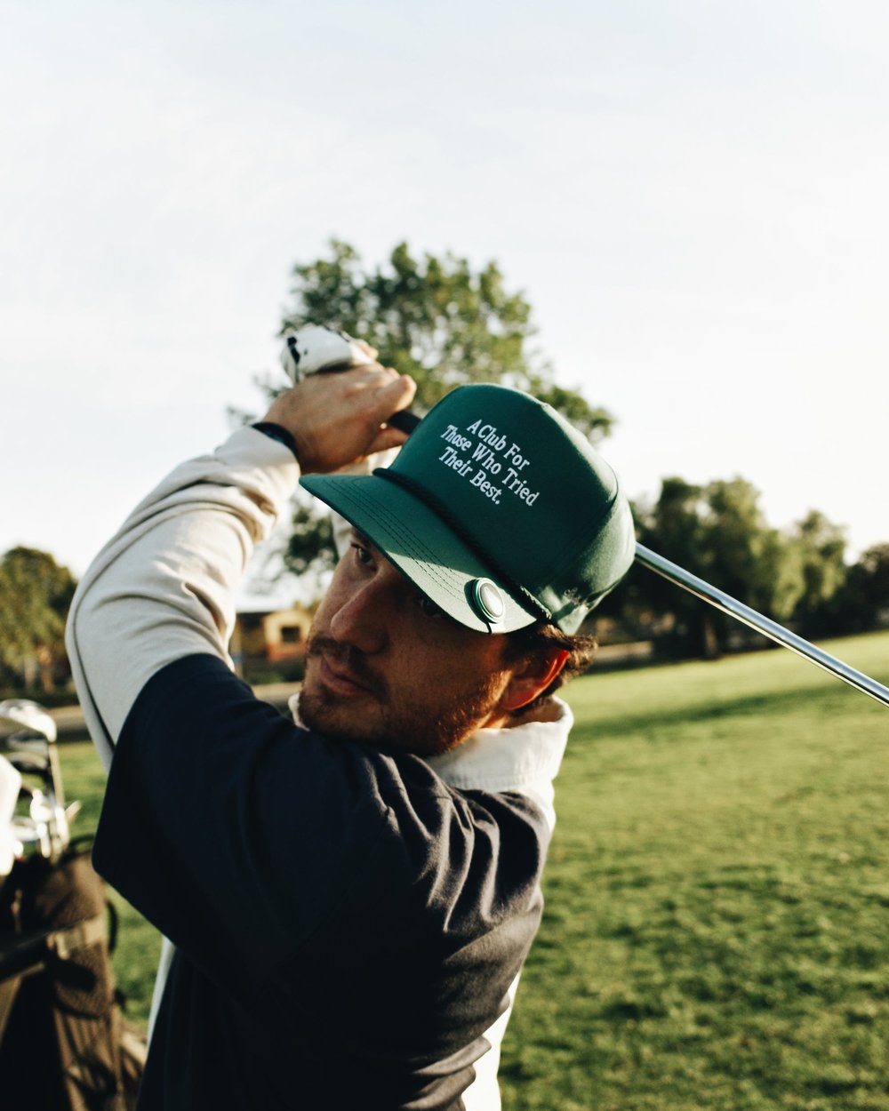 Studio Grain Club Members Snapback, Fairway Green · view 1 of 3