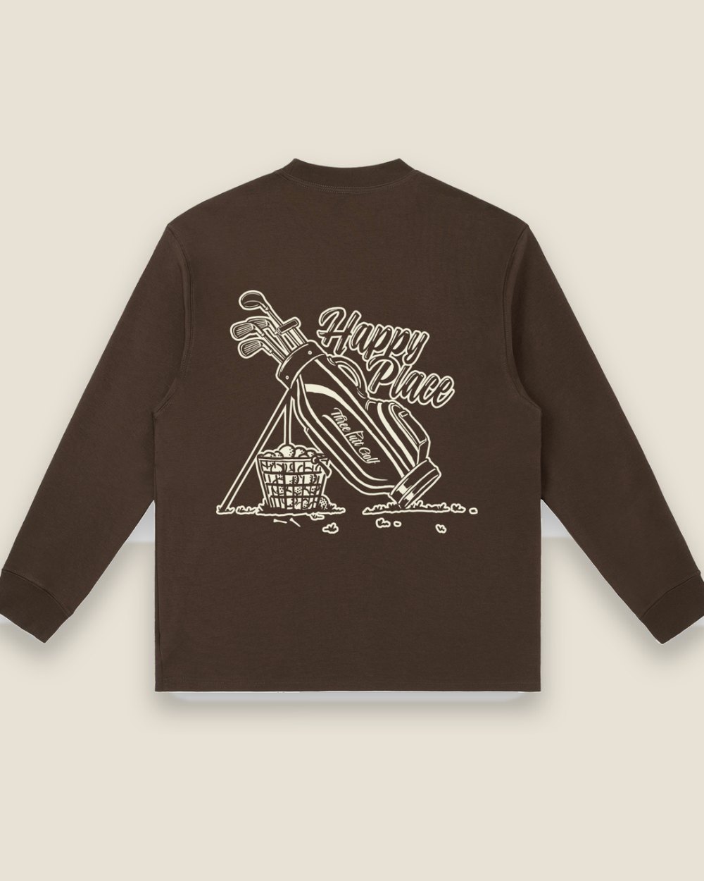 Three Putt Golf Clothing Happy Place Long-Sleeve Tee · view 3 of 4