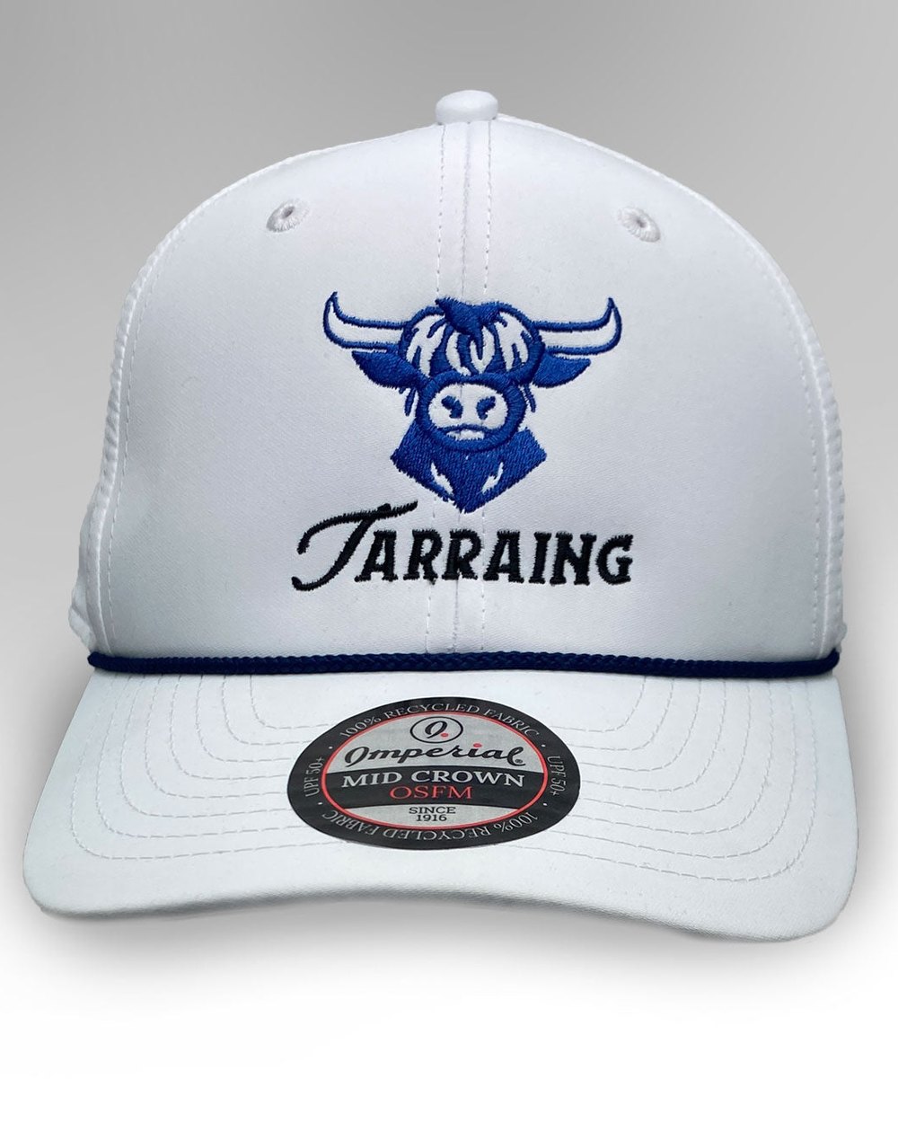 Tarraing Golf White Highland Cow Rope Hat · view 1 of 3