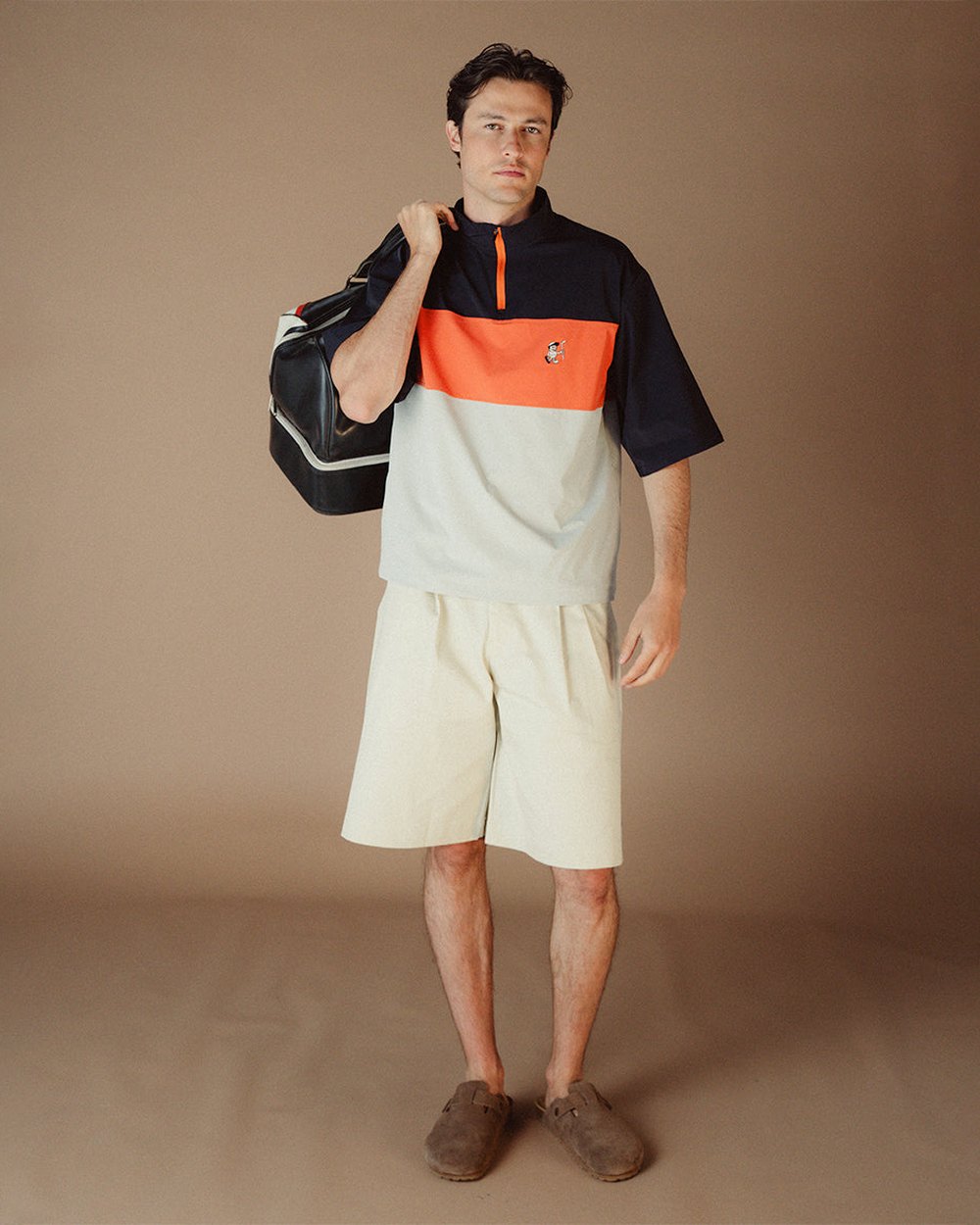 Rebolf Riviera Beige Pleated Shorts · view 1 of 3
