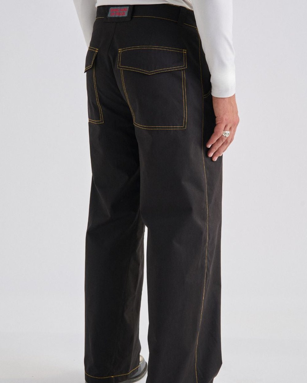 Rebolf Iconic Black Pleated Pants · view 4 of 5