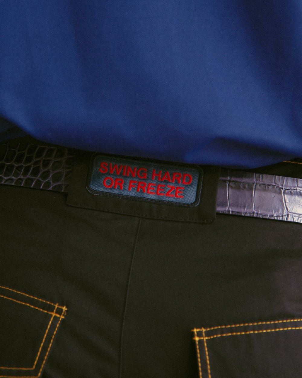 Rebolf Iconic Black Pleated Pants · view 5 of 5