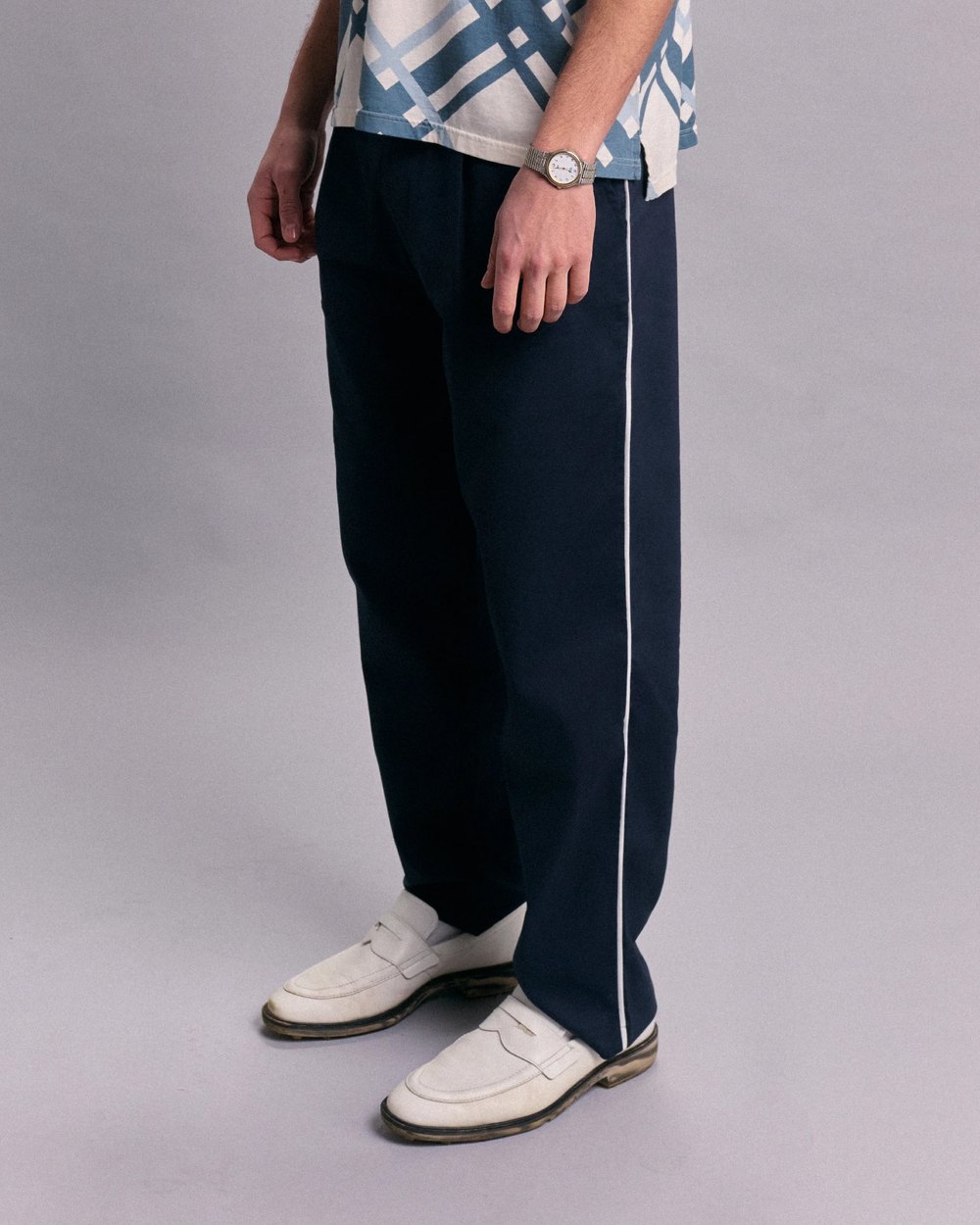 Rebolf Pleated Navy Pants · view 1 of 4