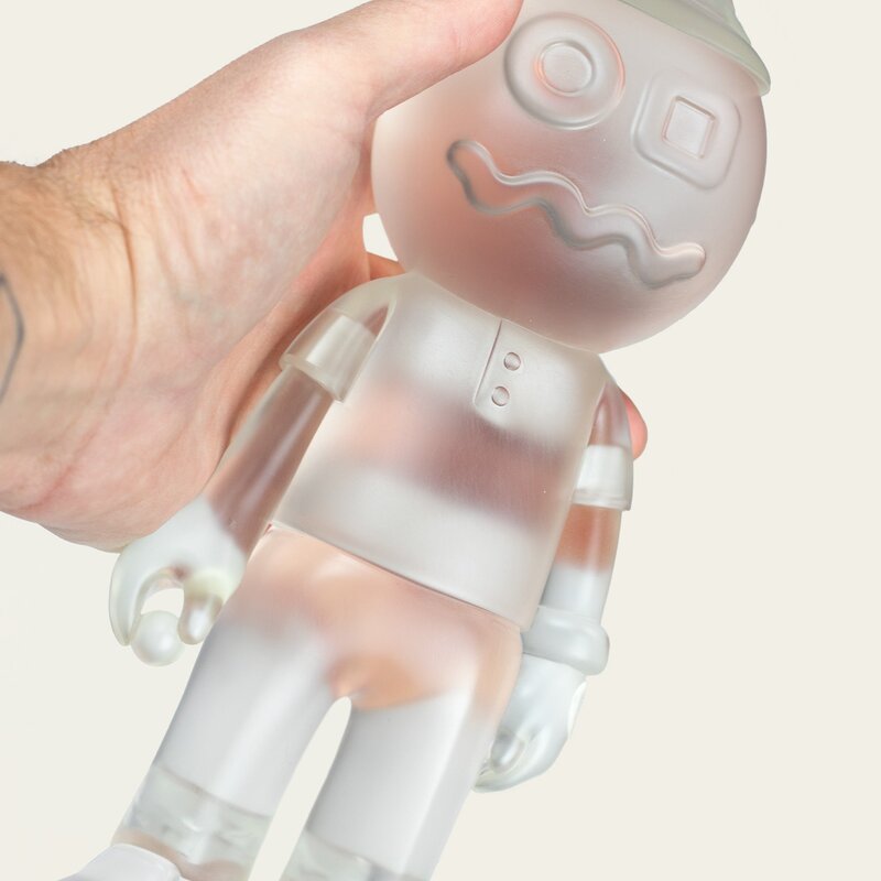 Fletcher resin figurine held in hand