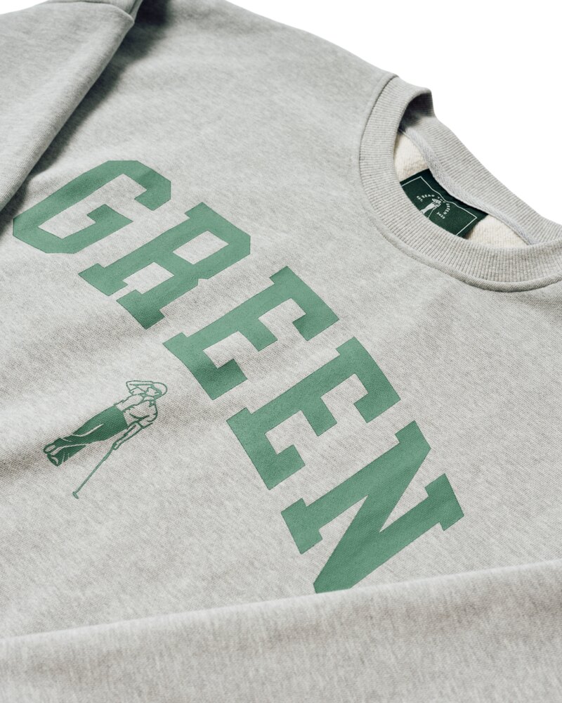 Read The Green Varsity Crewneck | Grey &middot; view 3 of 4